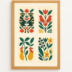 Faune et flore de Madagascar – Symétrie naturelle