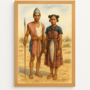 Couple Antandroy – Fierté et Héritage du Sud