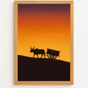 Crépuscule d’un zébu – Fierté des Hautes Terres