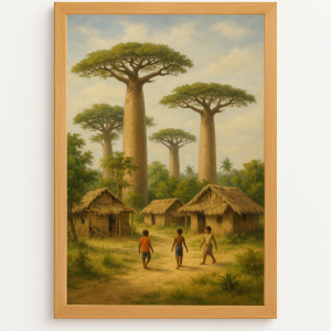 Enfants du village – Sous les baobabs de Madagascar