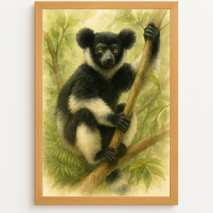 Indri Indri des forêts d’Andasibe – Esprit de sagesse
