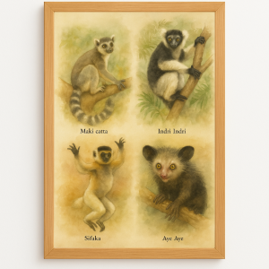 Lémuriens de Madagascar – Portraits en harmonie
