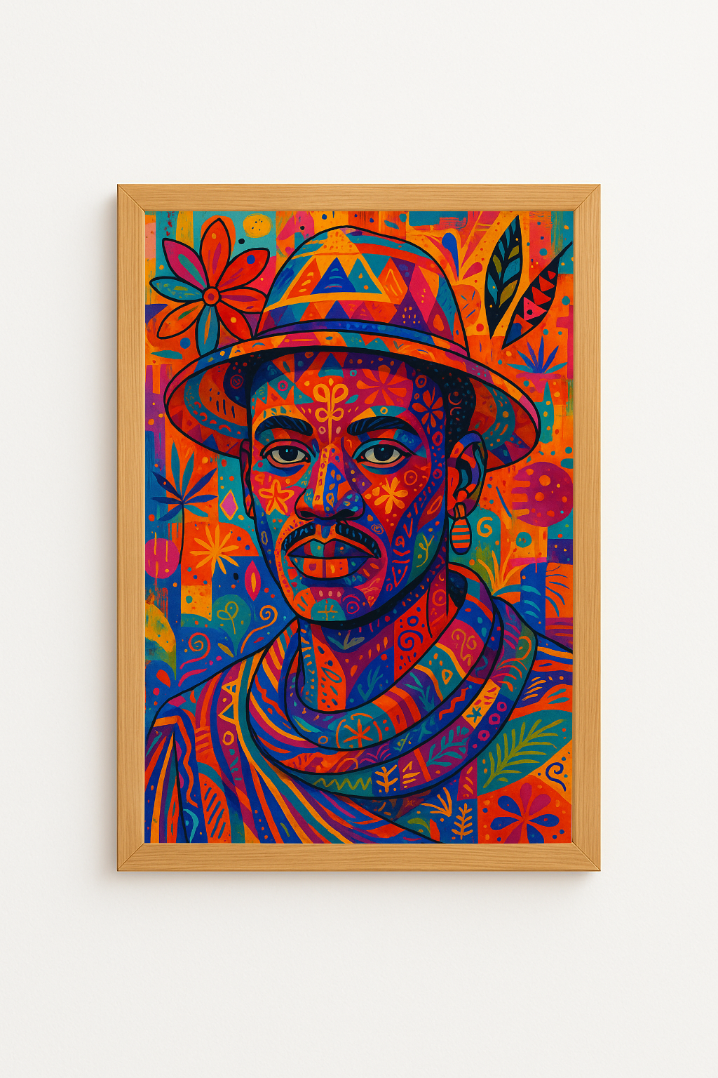 Héritier des terres rouges – portrait d’un homme malgache en éclat rituel