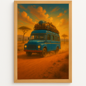 Taxi-brousse au couchant – Voyage malgache